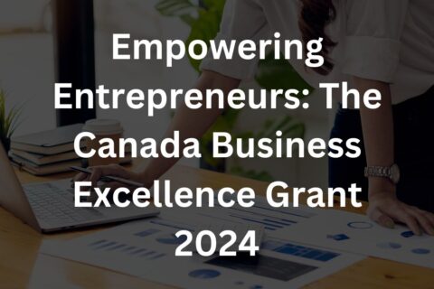 Empowering Entrepreneurs: The Canada Business Excellence Grant 2024