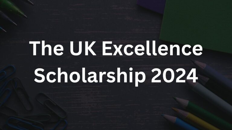 Pioneering Potential: The UK Excellence Scholarship 2024